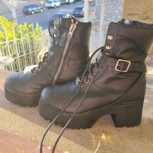 Poster Girl Black Boots Size 10